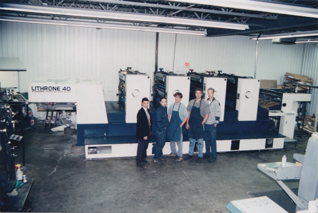 Acquisition of the Komori Lithrone 40 press